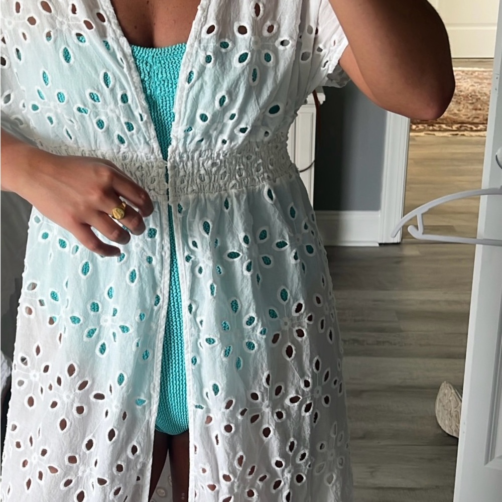 White Eyelet Cover-Up